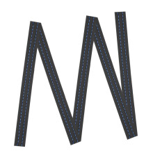 2 Pcs Car Interior Decorative Lines 800.00x1.50x0.30cm