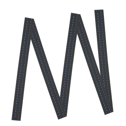 2 Pcs Car Interior Decorative Lines 800.00x1.50x0.30cm