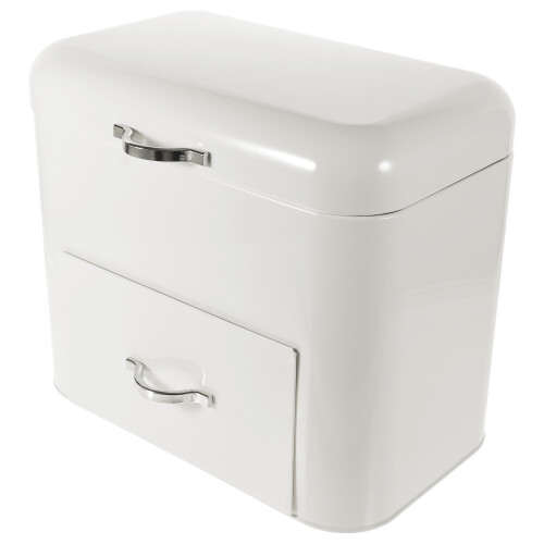 Iron Kitchen Bread Box Retro Storage 1pcs
