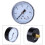 White Bar Pressure Gauge Mini Size Clear Numbered Display 9