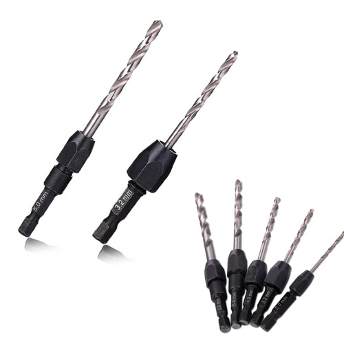 5Pcs Drill Bit Set Multi-Size Hex Shank for Drilling Use 2