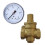 White Bar Pressure Gauge Mini Size Clear Numbered Display 11