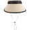 Women’s Wide Brim Folding Beach Hat Straw Sun Protection Visor Hat 9