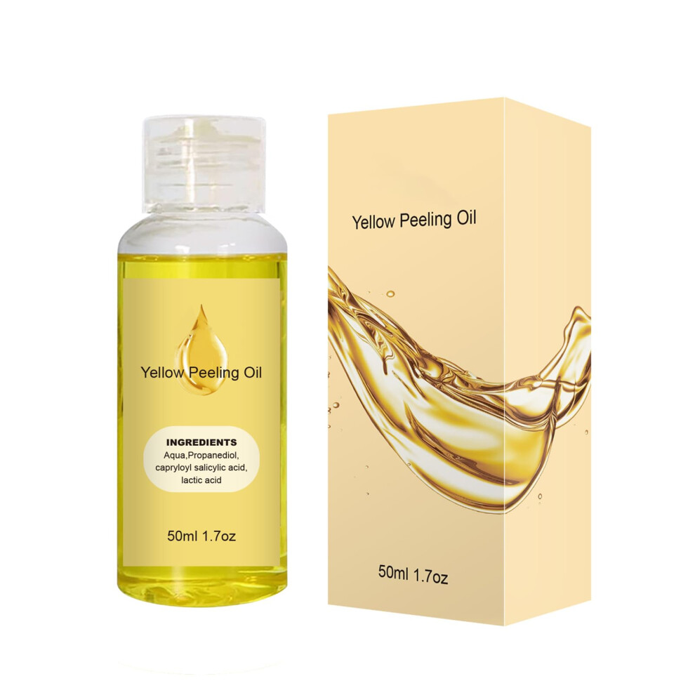 Yellow Extra Strong Peeling Oil For Face And Body, Chemical Exfoliant For Deep Skin Renewal And Brightening