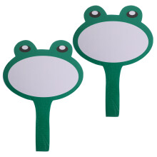 2Pcs Durable Green Mini Dry Erase Boards Foam PVC Handheld Scoreboards