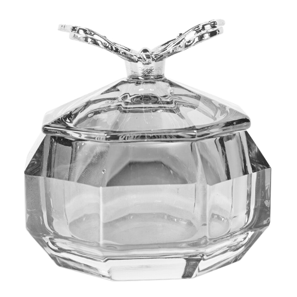 Ohphcall Transparent Nail Liquid Holder Acrylic Nail Dish Cup With Lid