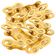 24Pcs Practical Golden Steel Bike Chain Links Easy Install Replacement