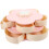 1Pc Pink Candy Storage Box with Phone Holder Rotatable Flower Design 8