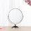 Tabletop Vanity Mirror Black 1pcs 7.47x5.89x3.34in 7