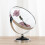 Tabletop Vanity Mirror Black 1pcs 7.47x5.89x3.34in 3