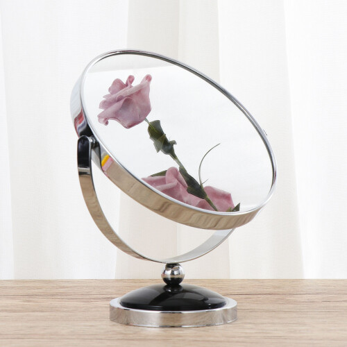 Tabletop Vanity Mirror Black 1pcs 7.47x5.89x3.34in 2