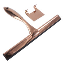 3Pcs Rose Gold Stainless Steel Shower Squeegee for Window Bathroom Car