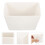 White Ceramic Cube Sugar Jar Compact Coffee Sugar Holder 3