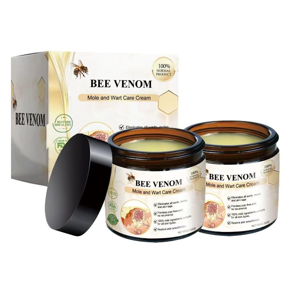 Cream Bee Venom Moisturizing Correcting 2 Pack, Deep Hydration, Tone For Face And Body