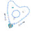 2Sets Snowflake Thema Sieraden Set Met Ketting Armband 11