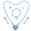 2Sets Snowflake Thema Sieraden Set Met Ketting Armband 1