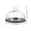 1Set Keramik Kuchenplatte Mit Glasdeckel Bunt Snack Teller Abdeckbar 3