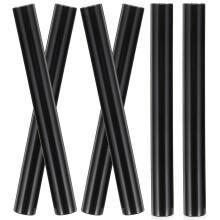 6Pcs Acrylic Manicure Pen Caps Black Lightproof Nail Art Pen Covers