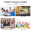 2Pcs Glitter Plastic Wedding Cake Picks Bride Groom Party Decorations 7