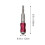High Torque Red Drill Bit Magnetic Extension Holder for Home 2