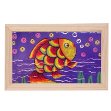 2Pcs DIY Wooden Painting Display Frames Beige Blank Wall Art Stands