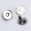 3Pcs Silver Magnetic Bag Clasps Round Sewing Buttons Durable Brass 10