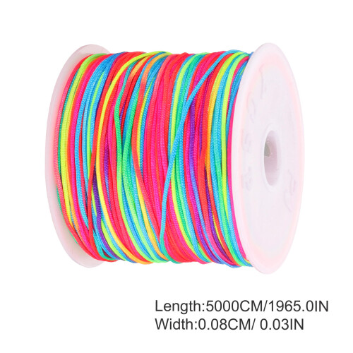 Bracelet Nylon Multicolores Résistants Pour Artisanat 2