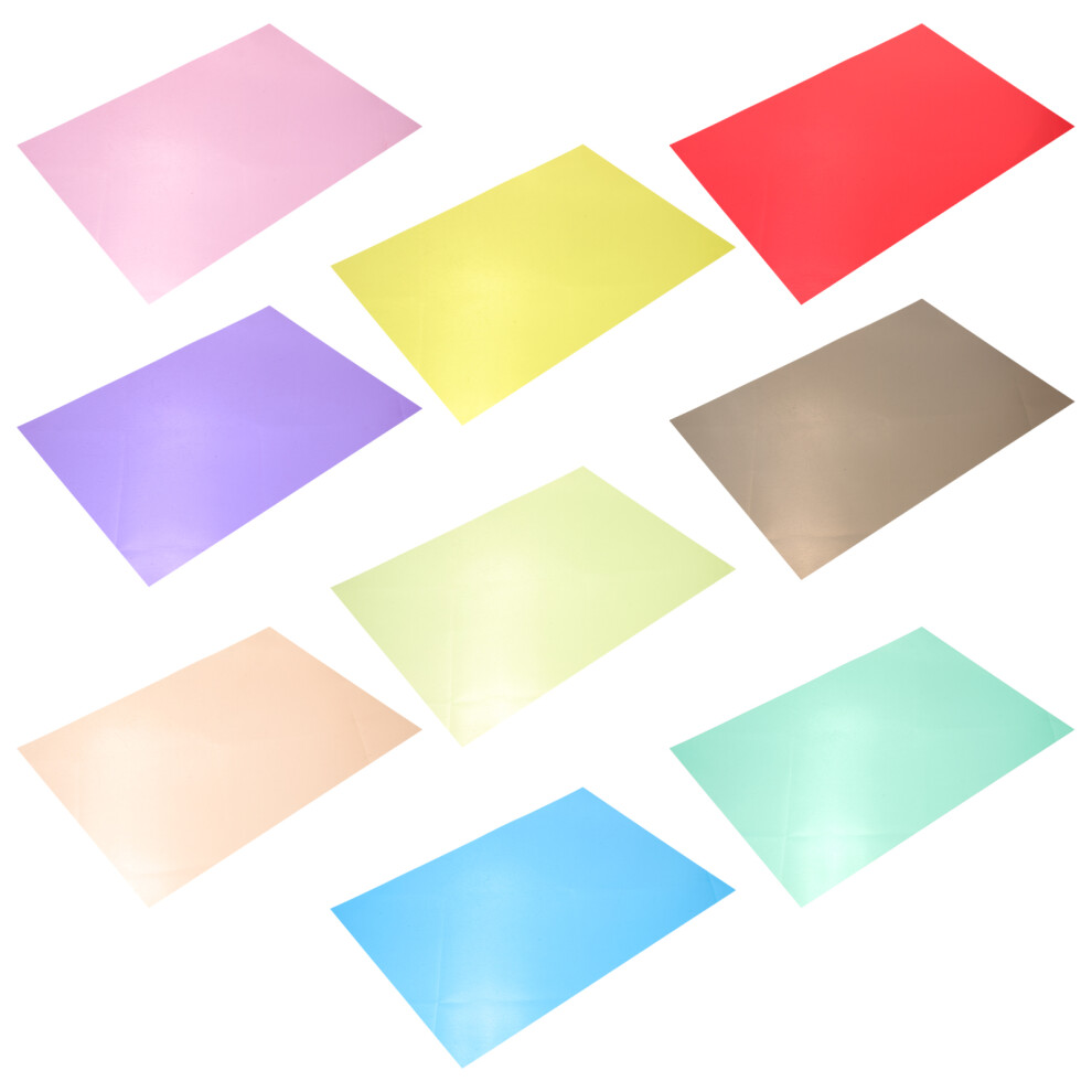 9Pcs Translucent Diffuser Sheets Colored Gel Filters Light 3162458305391
