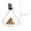1Pc Golden Crystal Wine Decanter Handheld Elegant Fast Wine Container 8