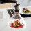 1Pc Golden Crystal Wine Decanter Handheld Elegant Fast Wine Container 6