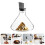 1Pc Golden Crystal Wine Decanter Handheld Elegant Fast Wine Container 2