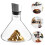 1Pc Golden Crystal Wine Decanter Handheld Elegant Fast Wine Container 4
