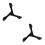 2pcs Measuring Wind Cup Anemometer Metal Small 4