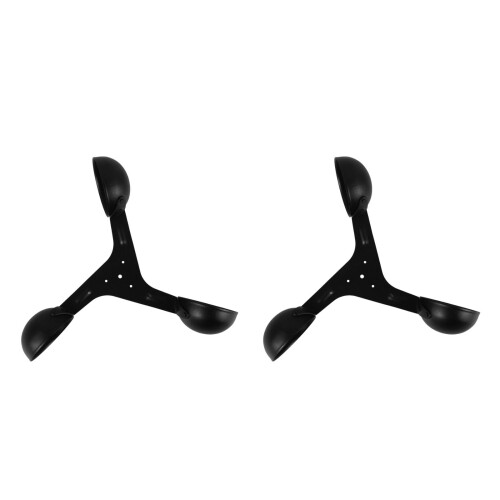 2pcs Measuring Wind Cup Anemometer Metal Small 1