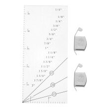 1Set Plastic Seam Allowance Ruler for Sewing Home Use Assorted Colors