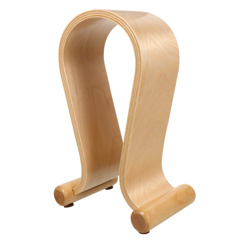 3Pcs Durable Wood Headphone Holder Gaming Headset Stand Light/Brown 013748077029