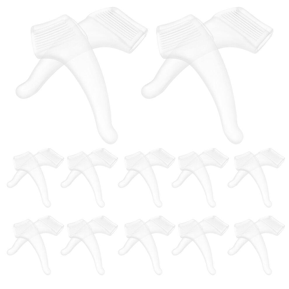 Totority 30Pairs White Silicone Glasses Retainer Soft Anti-Skid Ear Covers