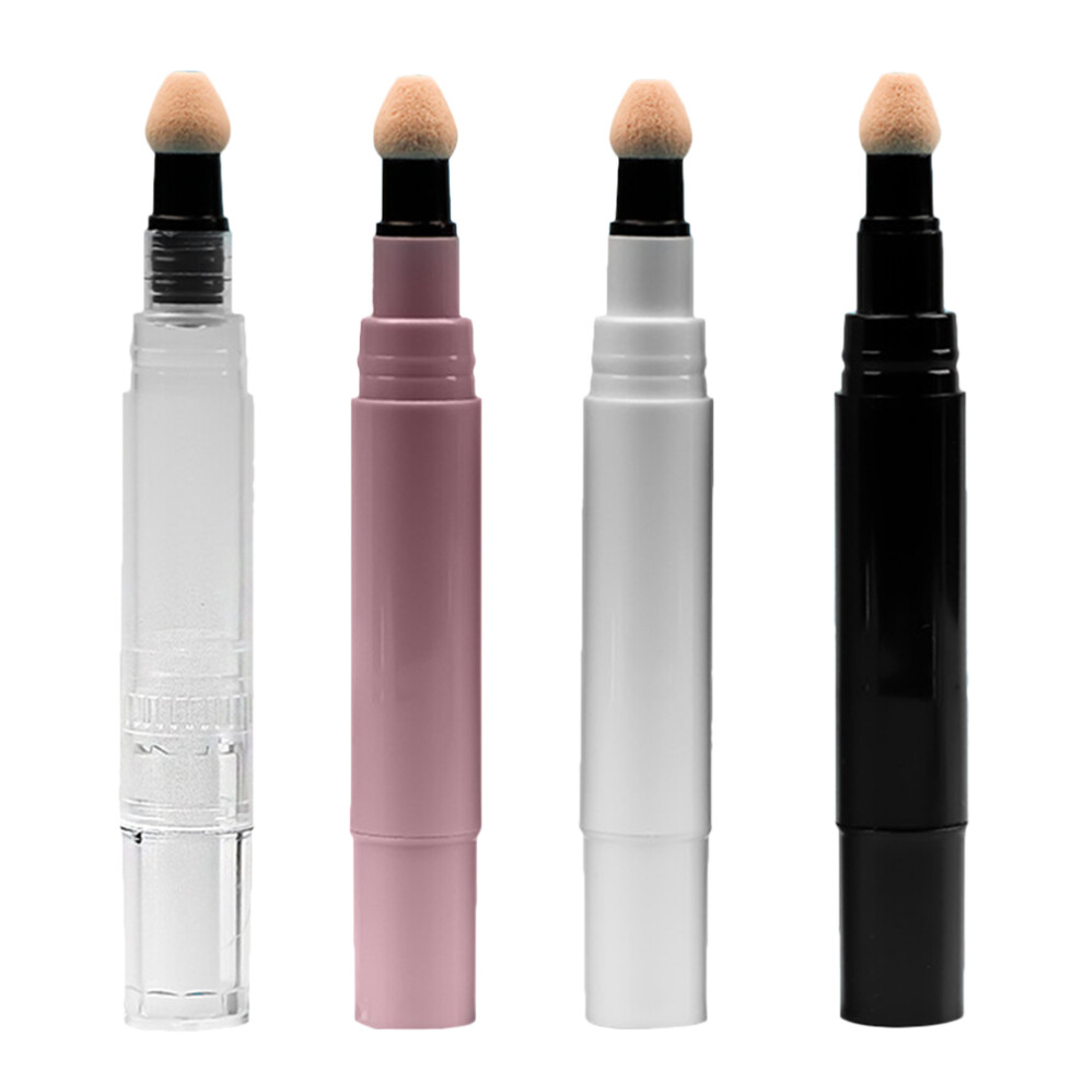 Iplusmile 4Pcs Durable Empty Cosmetic Tubes Blusher Lip Gloss Pen For Daily Use