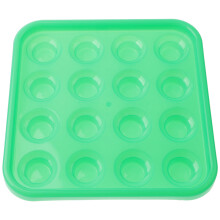 Durable Green Plastic Snooker Ball Tray for Game Table Storage