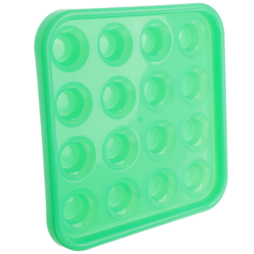 Durable Green Plastic Snooker Ball Tray for Game Table Storage 2