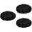 3Pcs Winter Sequined Beret Black Foldable Women's Sparkly Hat 6