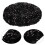 3Pcs Winter Sequined Beret Black Foldable Women's Sparkly Hat 10