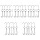 25Pcs Stainless Steel Double Roast Hooks Silver for Meat Poultry Bbq 5