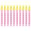 10Pcs Lightweight Pink Plastic Clarinet for Children Beginner Playing 1