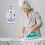 Curling Iron Holder White Abs 1set 12x5.7x3.7in 3