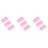 9 Pcs Eyelash Extension Silicone Pads Thickened Forehead Tool Pink 4
