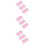 9 Pcs Eyelash Extension Silicone Pads Thickened Forehead Tool Pink 8