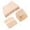 3St Bogenplug Instrumentaccessoires Beige Voor 1