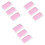 9 Pcs Eyelash Extension Silicone Pads Thickened Forehead Tool Pink 3