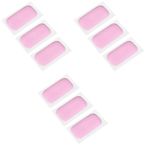 9 Pcs Eyelash Extension Silicone Pads Thickened Forehead Tool Pink 2